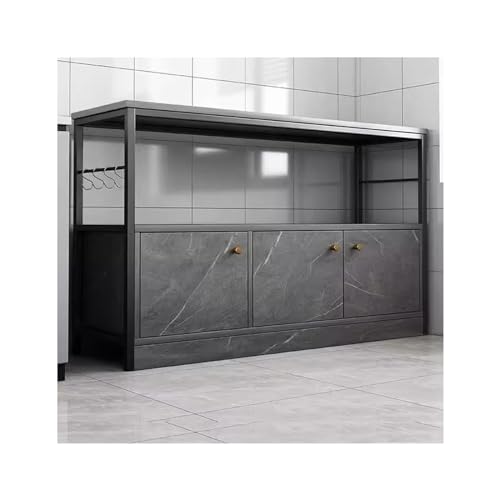 ZIGUIhsou-11 Kücheninselwagen Kücheninselschrank, vom Boden bis zur Decke reichender Multifunktionsschrank, spezieller Aufbewahrungsschrank for den Wandschrank im Haushalt Rollender Küchenwagen von ZIGUIhsou-11