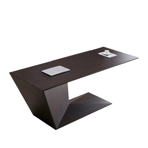 ZIGUIhsou-11 Schreibtisch Einfacher moderner Leichter Luxus-Design-Studiertisch Villa-Bürotisch PC-Tisch Chefschreibtisch Massivholzmaserung(160 * 70 * 75cm) von ZIGUIhsou-11