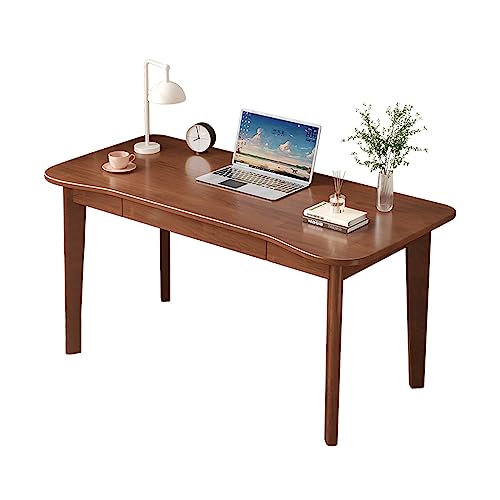 ZIGUIhsou-11 Schreibtisch Moderner minimalistischer Schreibtisch aus Massivholz, Computertisch, Arbeitstisch, Büro, Wohnzimmer, Werkbank(100 * 60 * 75cm) von ZIGUIhsou-11