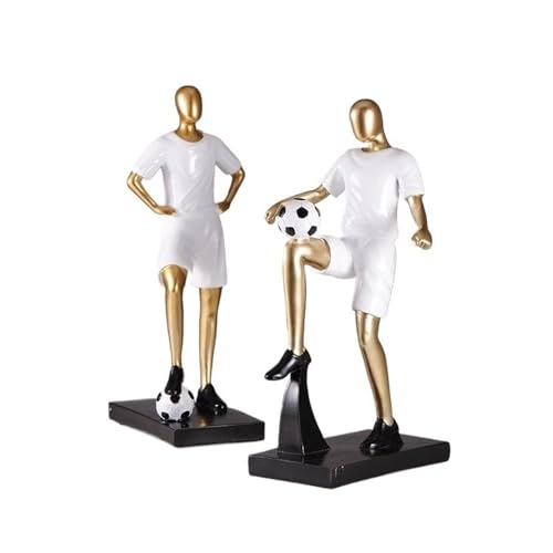 ZIGUIhsou-11 Schreibtischdekor 2er-Pack Büro Desktop Wohnzimmer Home Dekorationen Kreative Harz Figur Fußball Ornamente ZIGUIhsou-11 Schreibtischdekor 2er-Pack Büro Desktop Wohnzimmer Home Dekorationen Kreative Harz Figur Fußball Ornamente von ZIGUIhsou-11