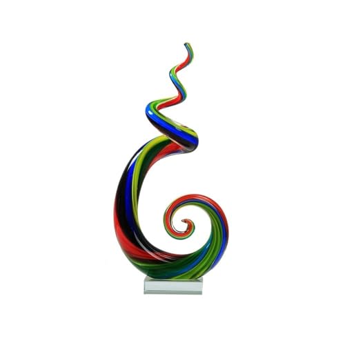 ZIGUIhsou-11 Schreibtischdekor Abstrakte Kunst Glas Ornamente Veranda Dekoration Licht Luxus Esstisch Skulptur, 16 * 8 35cm von ZIGUIhsou-11