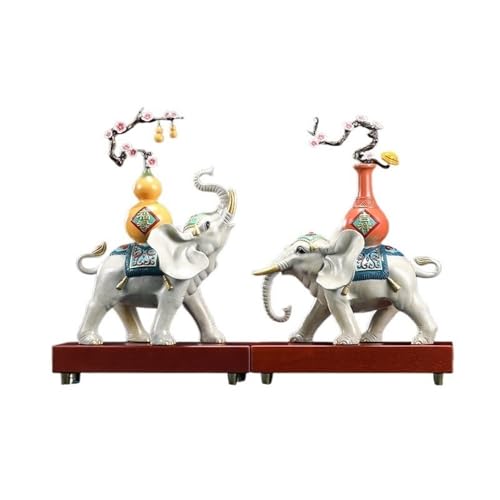 ZIGUIhsou-11 Schreibtischdekor EIN Paar Elefanten-Ornamente for Wohnzimmer, Büro und Weinschrank ZIGUIhsou-11 Schreibtischdekor EIN Paar Elefanten-Ornamente for Wohnzimmer, Büro und Weinschrank von ZIGUIhsou-11