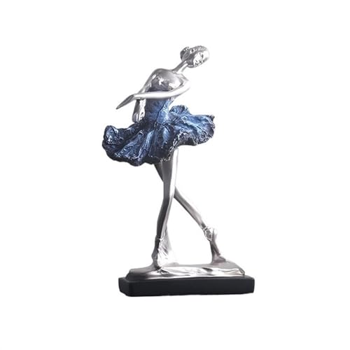 ZIGUIhsou-11 Schreibtischdekor Europäische Harz-Ballettmädchen-Ornamente, kreative Heimfiguren, modische dekorative Einrichtung, Bastelgeschenke(A) von ZIGUIhsou-11