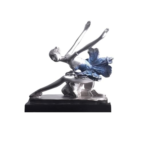 ZIGUIhsou-11 Schreibtischdekor Europäische Harz-Ballettmädchen-Ornamente, kreative Heimfiguren, modische dekorative Einrichtung, Bastelgeschenke(D) von ZIGUIhsou-11