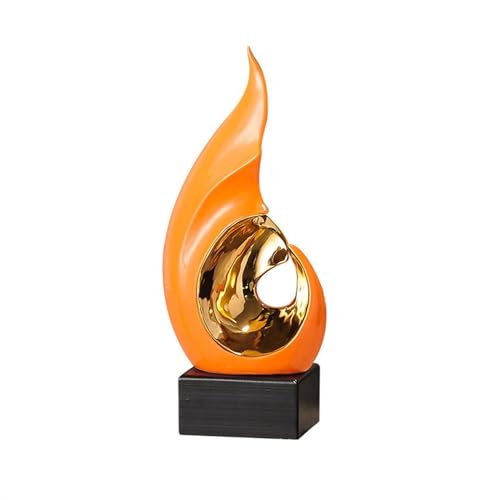 ZIGUIhsou-11 Schreibtischdekor Keramikornamente, Moderne Luxus-Heimdekorationen, Bürohandwerksmöbel(Orange) von ZIGUIhsou-11