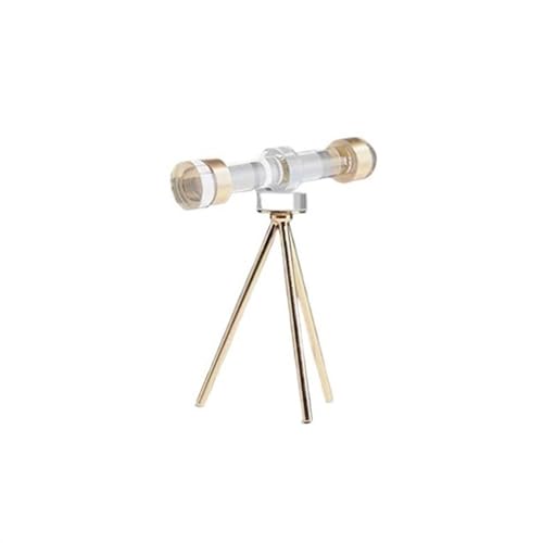 ZIGUIhsou-11 Schreibtischdekor Kristall-Teleskop-Modell, Ornamente, Wohnaccessoires, Wohnzimmer, Arbeitszimmer, Büro, Desktop, Heimtextilien, luxuriöse(Klein) von ZIGUIhsou-11
