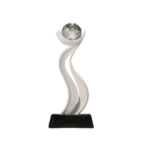 ZIGUIhsou-11 Schreibtischdekor Leichte Luxus-Harz-Ornamente 15 * 8,5 36 cm Wohnzimmer Büro Veranda Weinschrank TV-Schrank Dekorationen von ZIGUIhsou-11