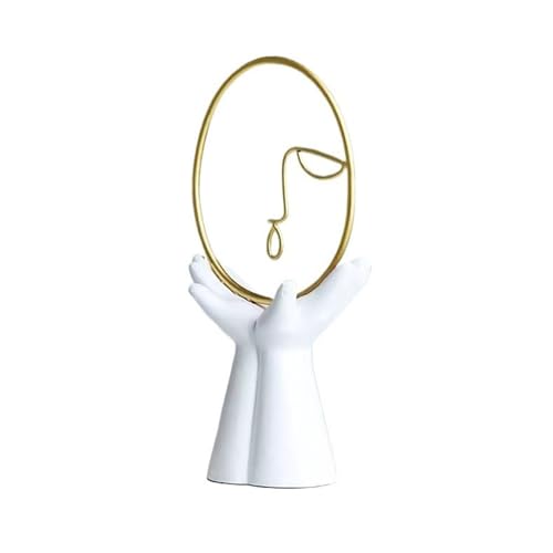 ZIGUIhsou-11 Schreibtischdekor Moderne einfache kreative abstrakte Figuren Wohnzimmer Eingang Weinschrank Home Kunstwerk Ornamente Dekorationen(A) von ZIGUIhsou-11