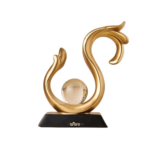 ZIGUIhsou-11 Schreibtischdekor Veranda Home Dekoration Licht Luxus Harz + Glas Skulptur Ornamente, 22 * 10.8 * 27cm ZIGUIhsou-11 Schreibtischdekor Veranda Home Dekoration Licht Luxus Harz + Glas Skulptur Ornamente, 22 * 10.8 * 27cm von ZIGUIhsou-11