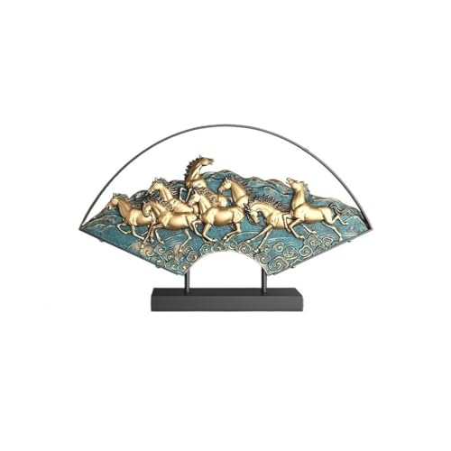 ZIGUIhsou-11 Schreibtischdekor Wohnzimmer Veranda Büro Desktop Dekoration Bücherregal Feng Shui Pferd Form Ornamente von ZIGUIhsou-11