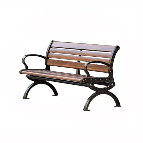ZIGUIhsou-11 Terrassenbank Aluminiumlegierung Parkstuhl Außenbank Outdoor Freizeit Liegebank Multi-Modell Optional Gartenmöbel für draußen(Mittel) von ZIGUIhsou-11