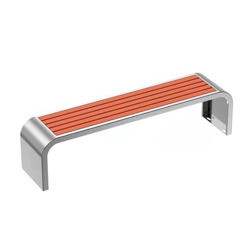 ZIGUIhsou-11 Terrassenbank Runder Eckparkstuhl, Gartenbank aus Edelstahl mit Mehreren Größen zur Auswahl Gartenmöbel für draußen(XL) von ZIGUIhsou-11