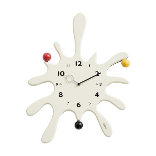 ZIGUIhsou-11 Wanduhr 37,5 x 48 cm leise cremefarbene Küchen-Wanduhr mit Ziffern, dekorative Quarz-Retro-Wanduhren for Wohnzimmer, modernes Schlafzimmer Nicht tickend ZIGUIhsou-11 Wanduhr 37,5 x 48 cm leise cremefarbene Küchen-Wanduhr mit Ziffern, dekorative Quarz-Retro-Wanduhren for Wohnzimmer, modernes Schlafzimmer Nicht tickend von ZIGUIhsou-11