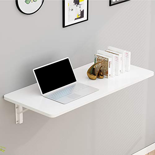 ZIHAOFC Weißer Wandtisch, unsichtbarer Tisch, Schreibtisch, wandmontierter Klapptisch für die Küche, Größe optional von ZIHAOFC