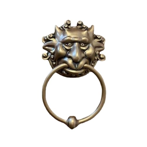 1 Stück, praktischer Vintage-Mundtorgriff, lebendiger Türgriff aus Kunstharz, for Aufhängen an der Wand, Drachen-Türklopfer, klassischer Torklopfer Für Eingangstür Tor(Color A) von ZIHDKE