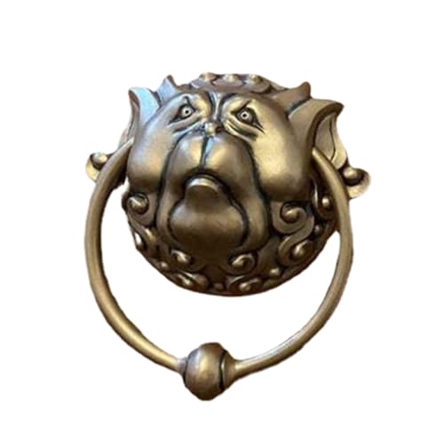 1 Stück, praktischer Vintage-Mundtorgriff, lebendiger Türgriff aus Kunstharz, for Aufhängen an der Wand, Drachen-Türklopfer, klassischer Torklopfer Für Eingangstür Tor(Color B) von ZIHDKE