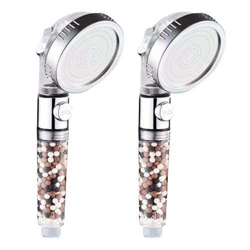 2PCS Duschkopf mit Perlen Filter Druckerhöhung Spray weiß 3 Modi wassersparendes Baden for zu Hause FüR Badezimmer 2PCS Duschkopf mit Perlen Filter Druckerhöhung Spray weiß 3 Modi wassersparendes Baden for zu Hause FüR Badezimmer von ZIHDKE