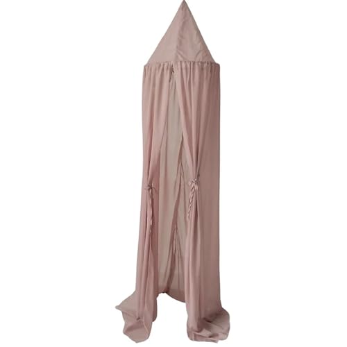 50 * 240cm Moskitonetz Chiffon Kinder Prinzessin Bett Baldachin Bettdecke Vorhang Bettwäsche Kuppel Decke Zelt Für Mädchen Zimmerdekoration(Light Purple) von ZIHDKE