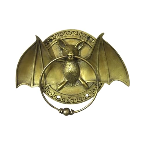 Kreativer Türklopfer mit Tierkopf, Retro-Harz, handgefertigt, personalisierte Wandkunst, Dekoration for die Haustür, schwere Für Eingangstür Tor(Color 1) von ZIHDKE
