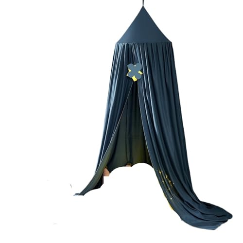 Mädchen Prinzessin Hängen Bett Baldachin Kinder Moskito Net Vorhang Hause Dekoration Wohnzimmer Ecke Spielen Lesen Nook Room Decor Für Mädchen Zimmerdekoration(Calcium Blue) von ZIHDKE