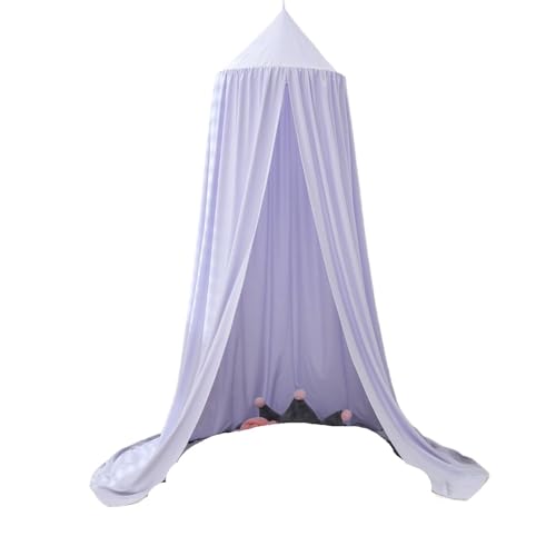 Mädchen Prinzessin Hängen Bett Baldachin Kinder Moskito Net Vorhang Hause Dekoration Wohnzimmer Ecke Spielen Lesen Nook Room Decor Für Mädchen Zimmerdekoration(Lilac) von ZIHDKE