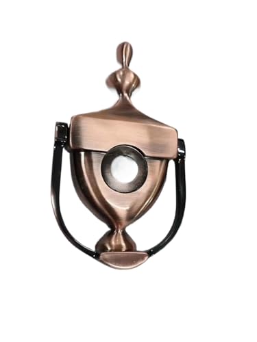 Moderner Türklopfer aus Zinklegierung, grün, Bronze, Türgriff, Guckloch, Klopfmöbelgriff, Heimdekoration, Hardware Für Eingangstür Tor(Color 3) von ZIHDKE
