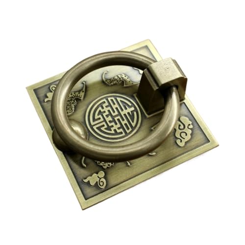 Vintage Messing Fledermaus Tür Griff Fenster Holz Retro Klopfer Schrank Schublade Kupfer Knob Hause Decoraction Für Eingangstür Tor(Bronze,7.5cm) von ZIHDKE