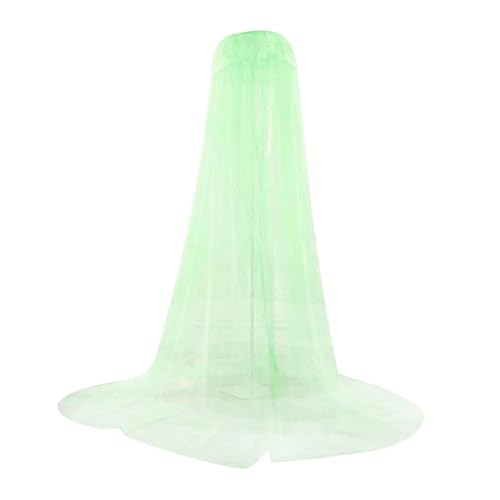 ZIHDKE Moskitonetz Kuppel Prinzessin Bett Baldachin Netting Runde Spitze for Mädchenbetten Hängen Für Mädchen Zimmerdekoration(Green) von ZIHDKE