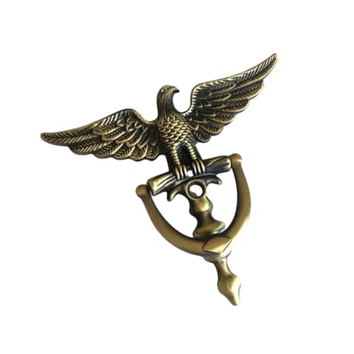 Zinklegierung Antiker Adlerkopf Türklopfer Wohnkultur Ring Möbelgriff Hardware Für Eingangstür Tor(Color 1) von ZIHDKE