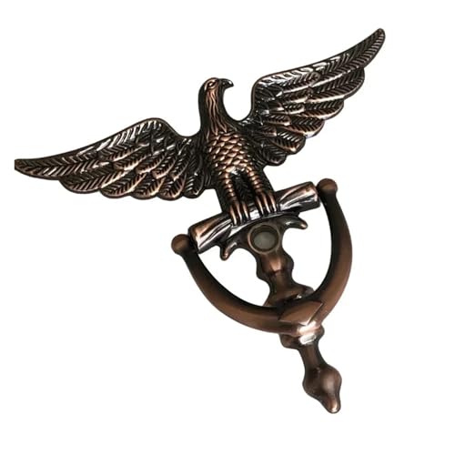 Zinklegierung Antiker Adlerkopf Türklopfer Wohnkultur Ring Möbelgriff Hardware Für Eingangstür Tor(Color 2) von ZIHDKE