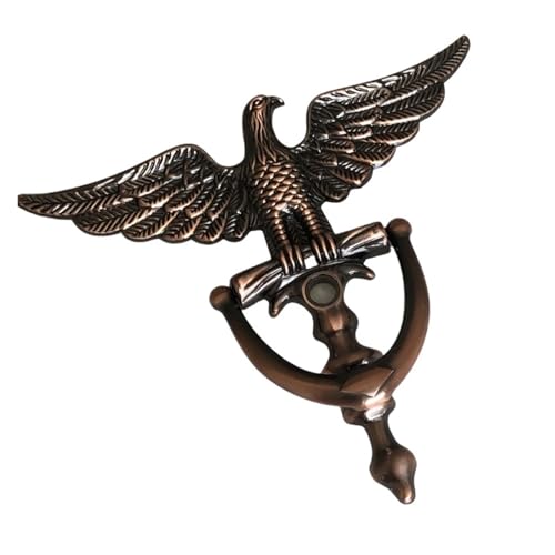 Zinklegierung Antiker Adlerkopf Türklopfer Wohnkultur Ring Möbelgriff Hardware Für Eingangstür Tor(Color 2) von ZIHDKE