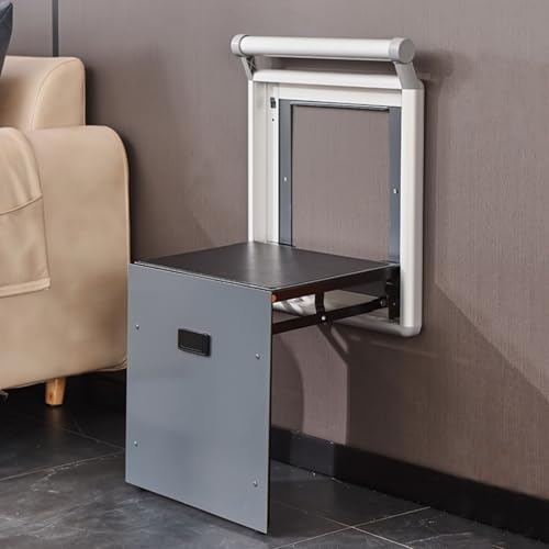 ZIHESY Wandhocker An Der Wand Montierter Klappschuhhocker, Unsichtbarer Schuhwechselhocker Platzsparender Multifunktionsstuhl, für Foyer Veranda Garderobe von ZIHESY