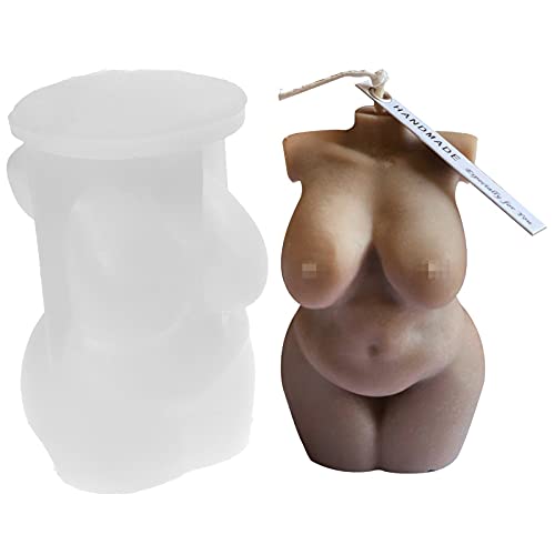 ZIIVARD Plump Frauen Körper Formen Silikon Kerze Form 3D Weiblich Männlich Sexy Frau Männer Skulptur Modell Kerzenherstellung Wachs Form DIY Handwerk Kuchen Seife Herstellung 6,9 x 10,4 cm von ZIIVARD