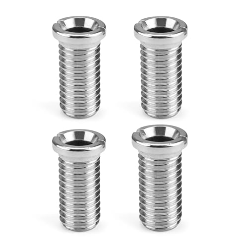 ZIJANG 4 Stück Hohlschraube Spüle, Hohlschraube M12, 25mm Edelstahl Küchenspüle Sieb Schraube, Passend für Korbsieb der Küchenspüle von ZIJANG