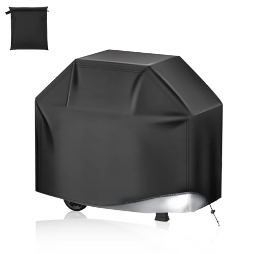 ZIJANG Abdeckhaube Grill, 80 x 66 x 100 cm Gasgrill Abdeckung Wetterfest, Schwarz Polyester Grill Abdeckung Wetterfest, für Draußen, Drinnen, Balkon, Hof von ZIJANG