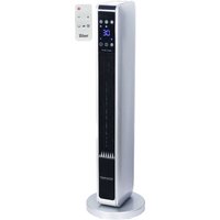 Zilan - Keramik Heizlüfter Oszillierend Mit Fernbedienung LED-Display mit Temperaturanzeige 8h Timer 3 einstellbare Stufen Temperatureinstellung von von ZILAN