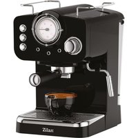 Espressomaschine 15 Bar 1100 Watt Edelstahl Design Dampfausstoßregler Für 1 oder 2 Tassen geeignet - Zilan von ZILAN