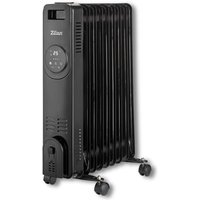 Zilan - l Radiator 9 Rippen Elektrischer Heizkörper Heizstrahler Heizgerät Konvektor led Display 24h Timer von ZILAN