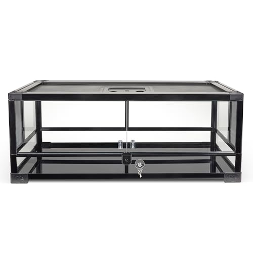 ZILLA QuickBuild Terrarium, Schlanker Glas-Reptilien-Lebensraum, Einfacher Aufbau, Geeignet Für Alle Arten Von Reptilien-Haustieren von ZILLA