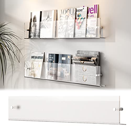 ZIMGOD Prospektständer An Der Wand Befestigter Zeitschriftenständerhalter, Klarer Prospekthalter aus Acryl, Literatur- / Dokumenten- / Aktenständer, für das Home-Wohnzimmer-Büro (Size : 100cm/39.4") ZIMGOD Prospektständer An Der Wand Befestigter Zeitschriftenständerhalter, Klarer Prospekthalter aus Acryl, Literatur- / Dokumenten- / Aktenständer, für das Home-Wohnzimmer-Büro (Size : 100cm/39.4") von ZIMGOD