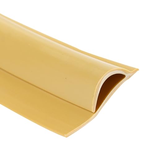 ZIMGOD übergangsprofil Selbstklebender Teppichkanten-Trim-Schutzstreifen, PVC -Bodenbeläge für Teppiche zu Boden/Laminat/Vinyl, Schnittbemessungsstreifen (Color : Light Yellow) von ZIMGOD
