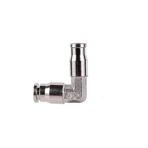 1 Stück 1/4 Zoll Schiebeverschluss-Schnellverbinder Hochdruck-Außendurchmesser 6,35 mm Rohr-T-Stück Winkelstück Gerades Fitting Vernebelungs-Bewässerungsdüsenanschluss(2) von ZINTCBLGE