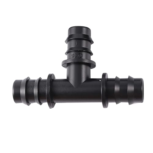 10 Stücke 13mm Stacheldraht T Gartenbewässerung Bewässerung 16mm Schlauch 1/2 "Wasserrohrverbinder Bewässerungssystem Armaturen von ZINTCBLGE