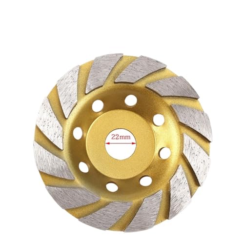 1pc100/125/150/180mm Beton Stein Keramik Turbo Diamant Schleifen Cup Rad Disc Stein Keramik Marmor Schneiden For Winkel Grinder(1pc 125x22mm) von ZINTCBLGE