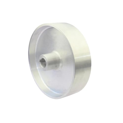 200 x 54 x 24/19 mm Vollaluminium-Bandschleifer-Laufrad, Rollenantriebsrad mit 10 x 6 mm Schlüsselschlitz(ID24mm Keyway 10x6mm) von ZINTCBLGE