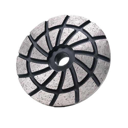 4 Zoll Diamant Turbo Felgenschleiftopfscheibe Eisenbasis M14 5/8-11 Scheibe for Granitbeton Kunststein(M14 thread) von ZINTCBLGE