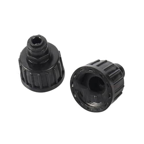 5 Stück 3/4 Zoll Buchse auf 6 mm Umkehrosmose-Anschluss, Schnellanschlussadapter, Wasserfilter, Ro-Armaturen, Schnell-Schiebeverschluss-Anschluss(Black) von ZINTCBLGE