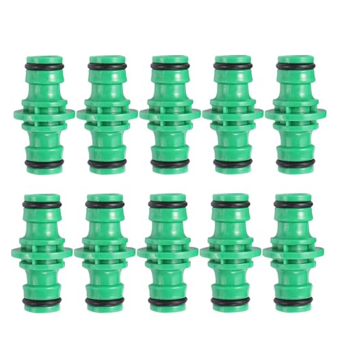 5-teiliges Doppelstecker-Schlauchverbinder-Extender for den Anschluss von Gartenrohren mit schneller Freigabe und Schnellverbindung, Bewässerungssystem-Anschluss(10Pcs) von ZINTCBLGE