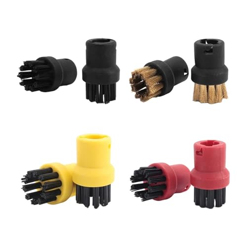 8-teilige Nylon- und Messingdrahtbürste, Dampfreinigungsdüsen, kompatibel mit Kärcher-Dampfreiniger 8-teilige Nylon- und Messingdrahtbürste, Dampfreinigungsdüsen, kompatibel mit Kärcher-Dampfreiniger von ZINTCBLGE