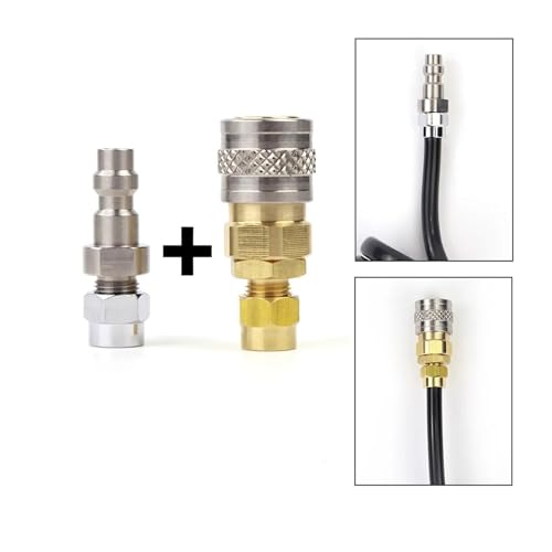 Airsoft, kompatibel mit 2302 23-2 Foster Quick, Trennen mit Push-In-Rohrverschraubung for 6 mm oder 1/4 Zoll Schlauch(Male And Female) von ZINTCBLGE